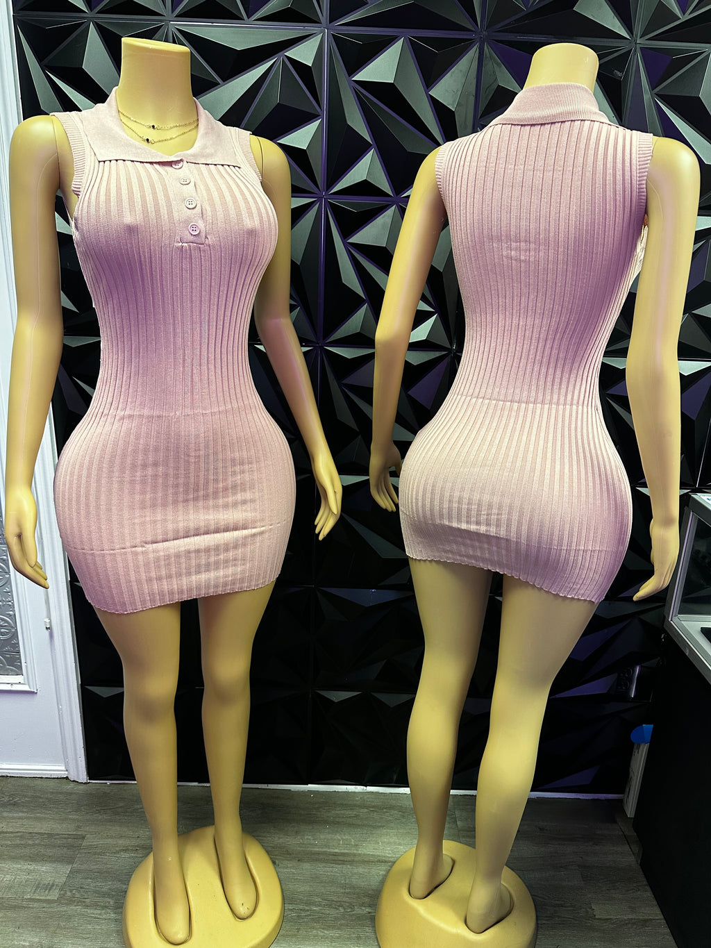 Classy Girl Button Dress-One Size image 3
