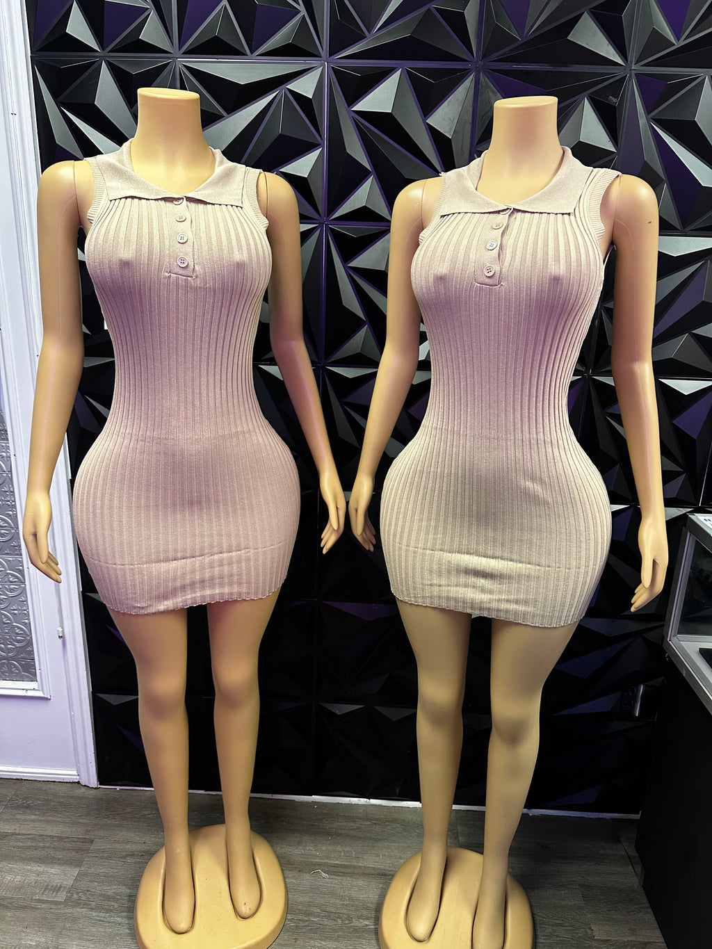 Classy Girl Button Dress-One Size image 2