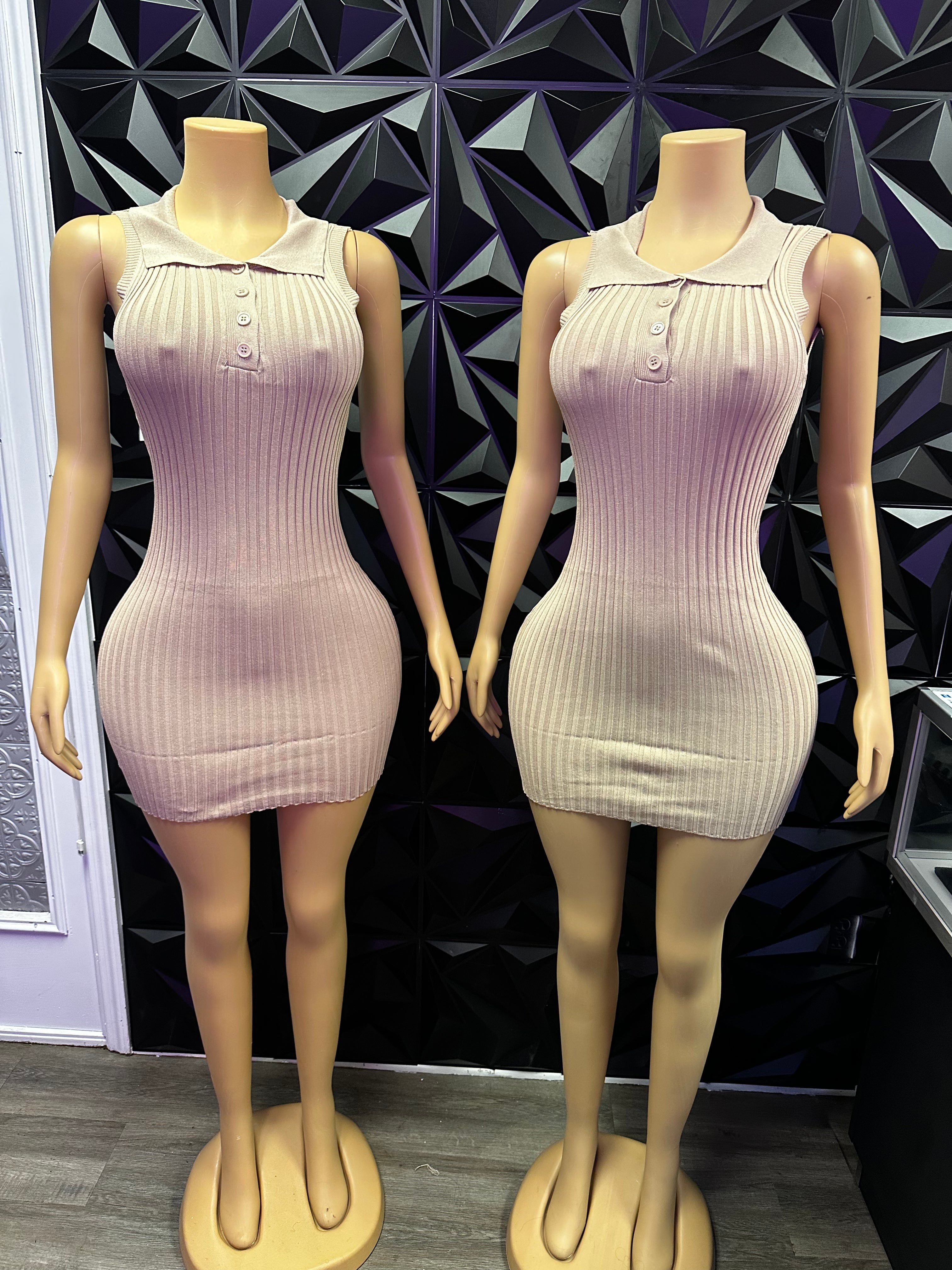Classy Girl Button Dress-One Size image 2